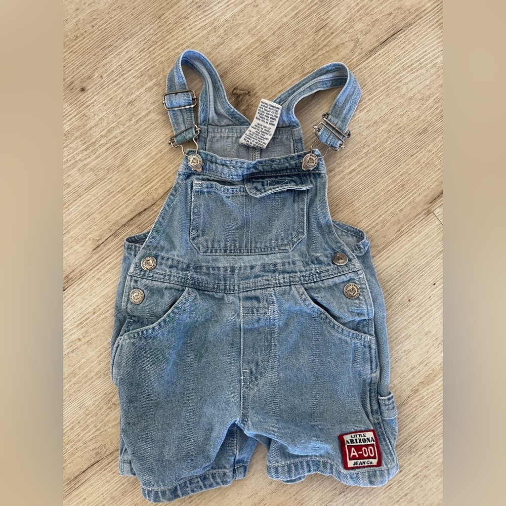 Denim Blue Kids Overalls little Arizona jeans co 2T